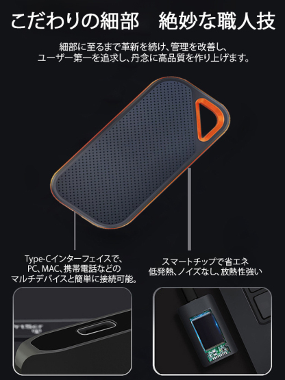 高性能外付けSSD