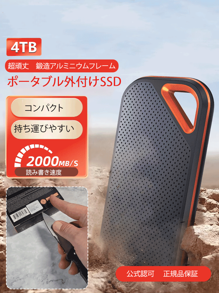 高性能外付けSSD