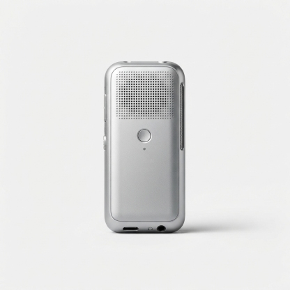 iFLYTEK AI smart voice recorder in minimalist studio lighting