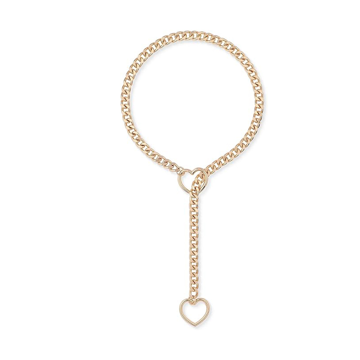 Lariat Heart Necklace