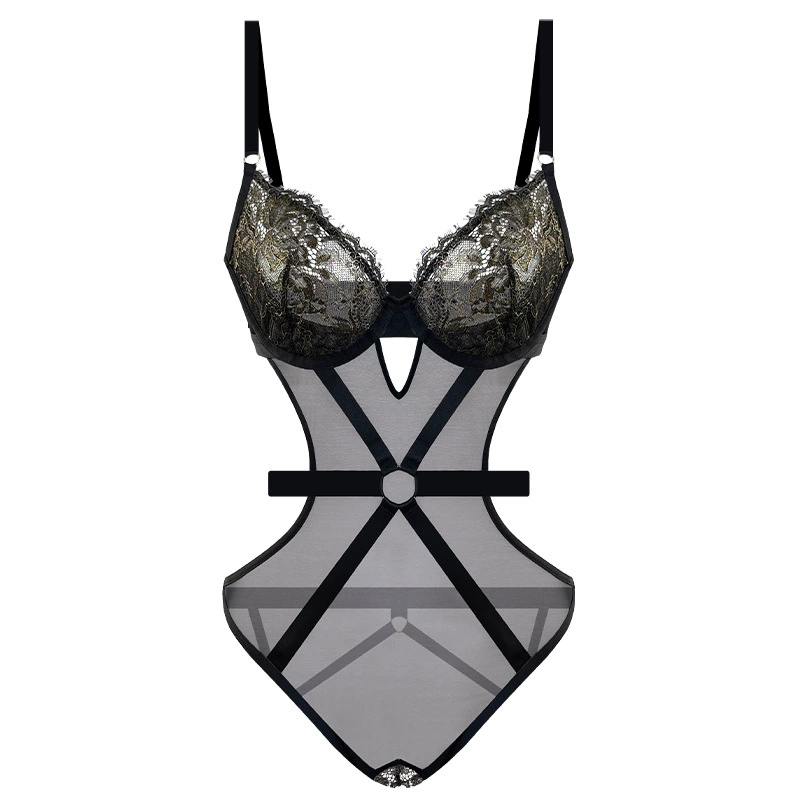 Gilded Lace Underwire Bodysuit