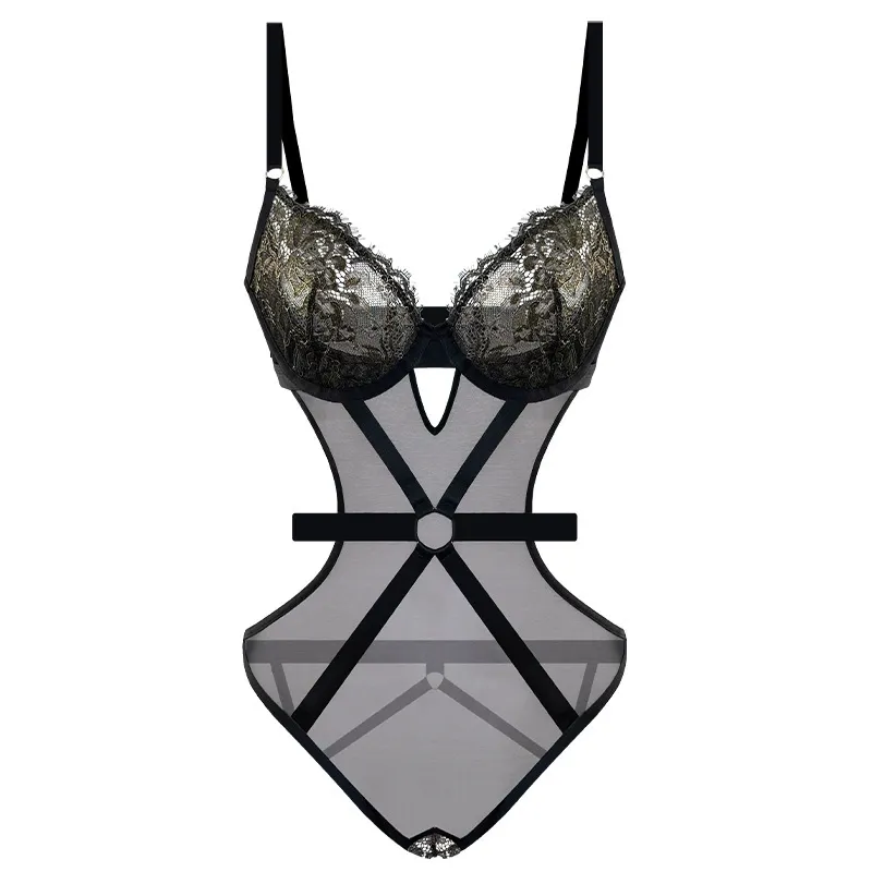 Gilded Lace Underwire Bodysuit