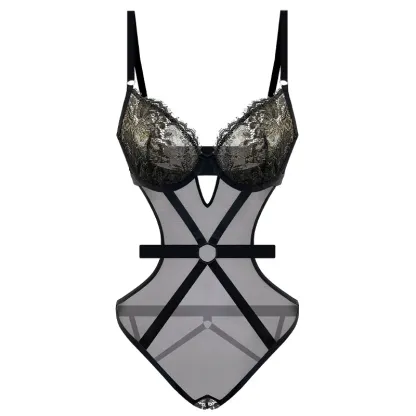 Gilded Lace Underwire Bodysuit