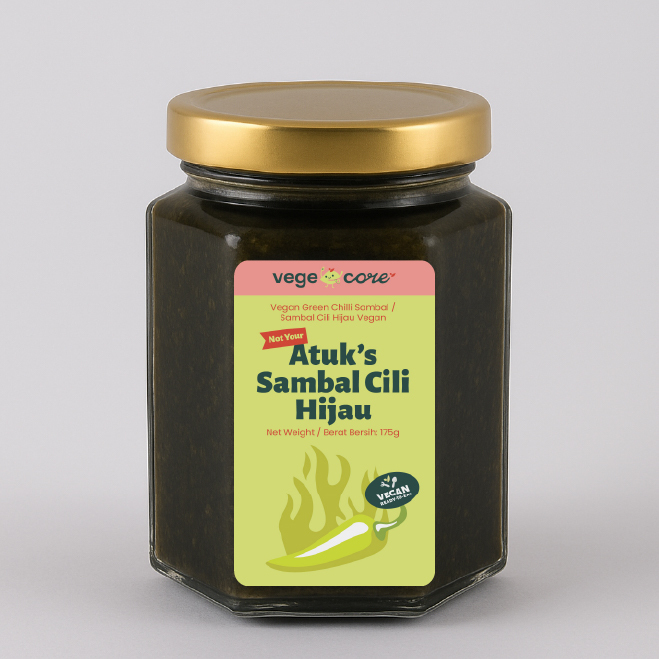 Not Your Atuk's Sambal Cili Hijau (Vegan Green Chilli Sambal)