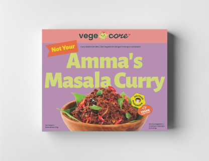 Not Your Amma's Masala Curry (Vegan Curry Mushroom Bite)