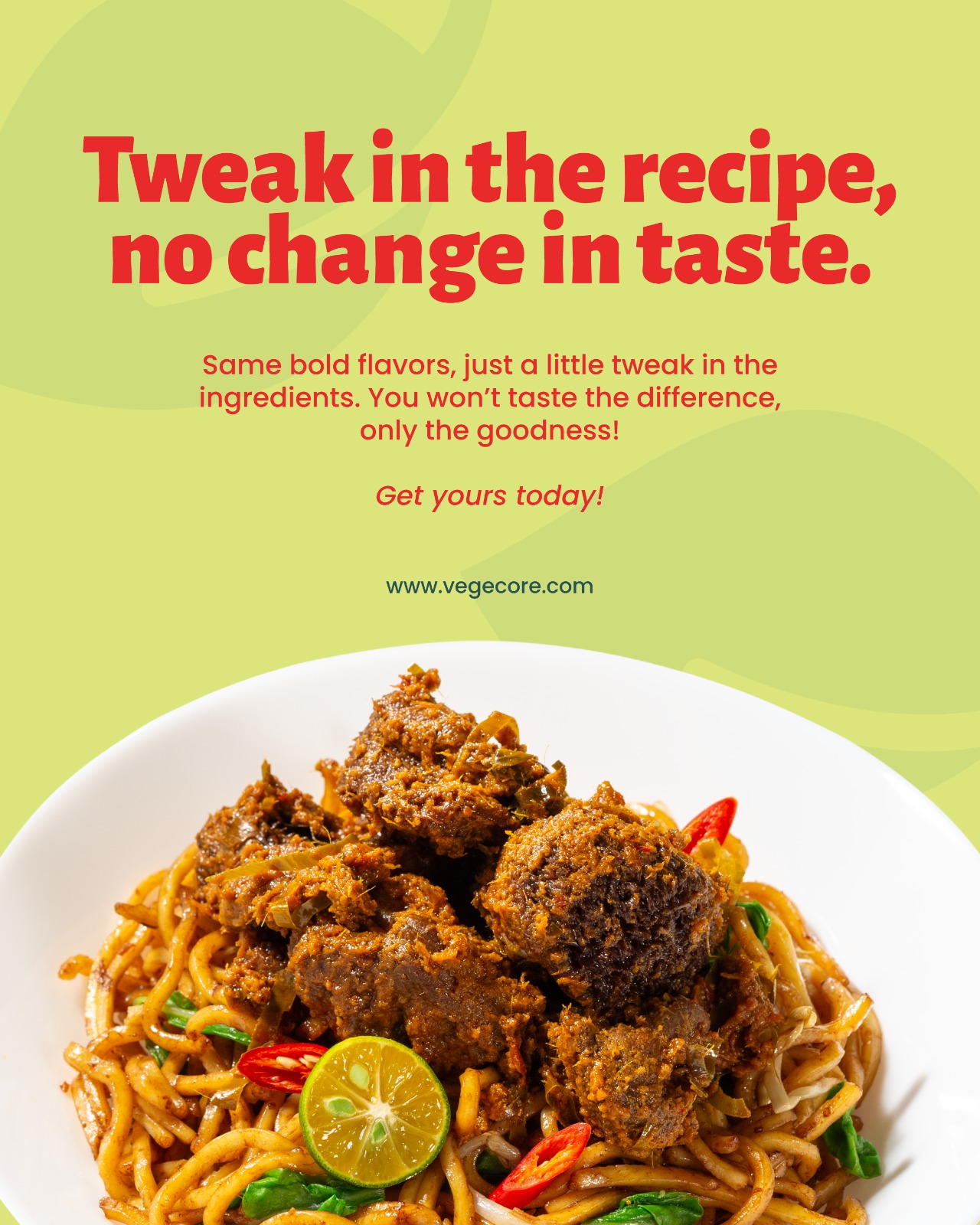 Not Your Makcik's Rendang (Plant-Based Lion’s Mane Rendang)