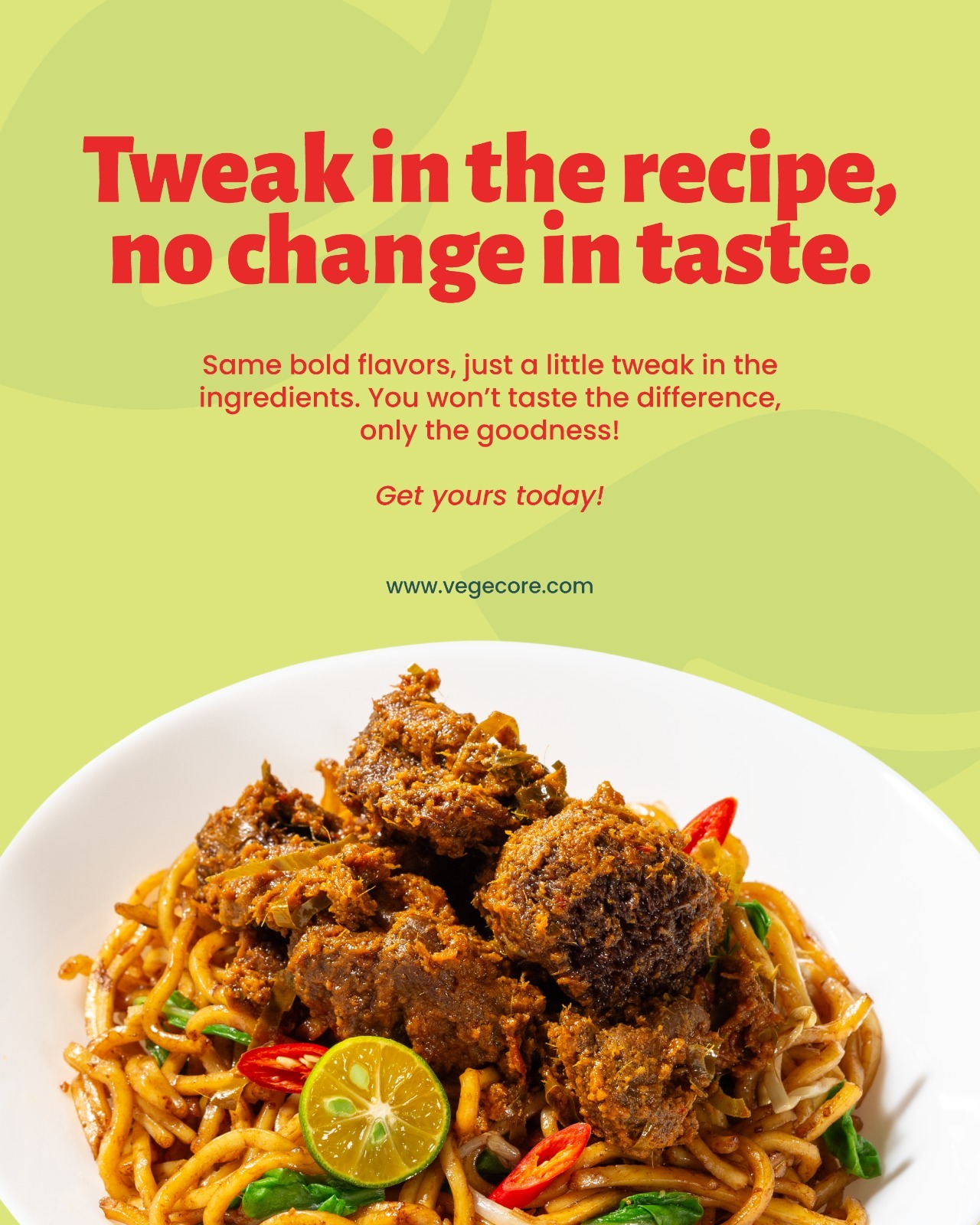 Not Your Makcik's Rendang (Plant-Based Lion’s Mane Rendang)