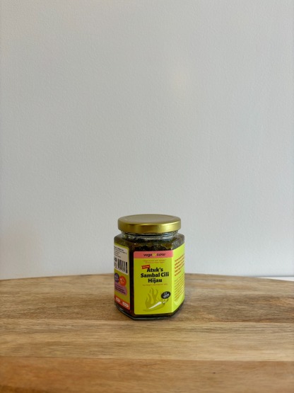 Not Your Atuk's Sambal Cili Hijau (Vegan Green Chilli Sambal)
