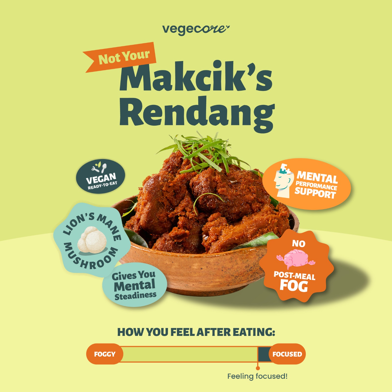 Not Your Makcik's Rendang (Vegan Lion’s Mane Rendang)