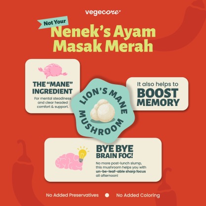 Not Your Nenek's Ayam Masak Merah (Vegan Lion's Mane Ayam Masak Merah)