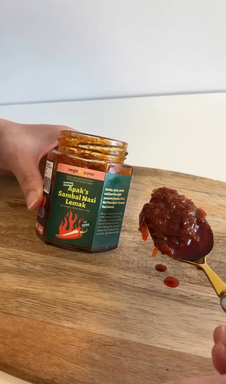 Not Your Apak's Sambal Nasi Lemak (Vegan Nasi Lemak Sambal)