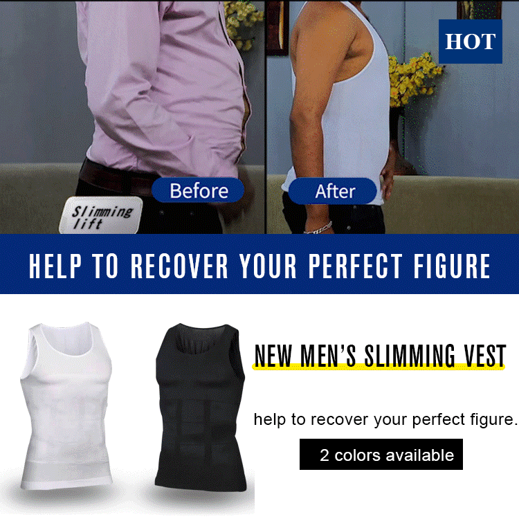 Stylish Men‘s tummy control body-shaping clothing