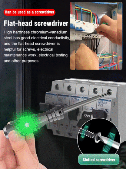 High Torque】High-lighted Colorful Light Stylus Screwdriver