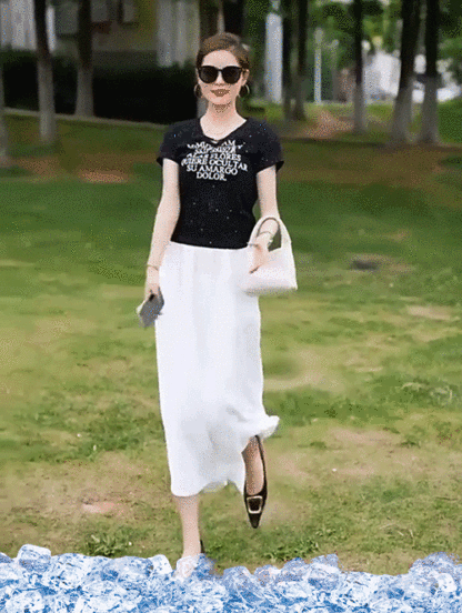 Slouchy skinny eight-cut culottes
