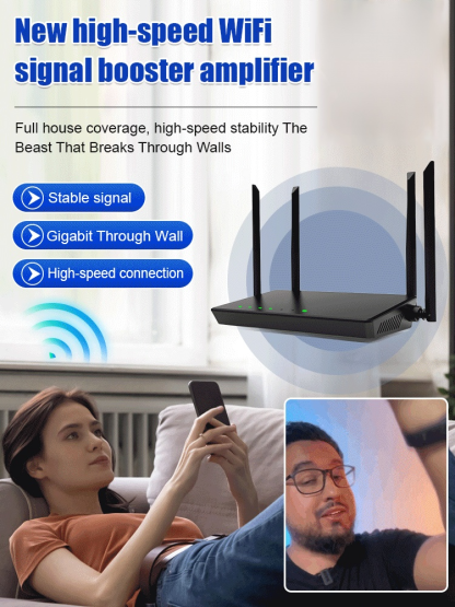 New high-speed WiFi signal booster amplifier