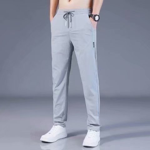Men’s ice silk casual pants