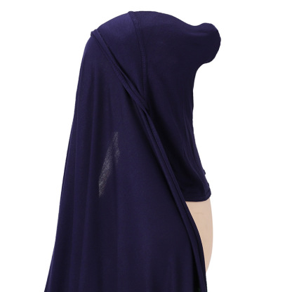 Solid color versatile headscarf