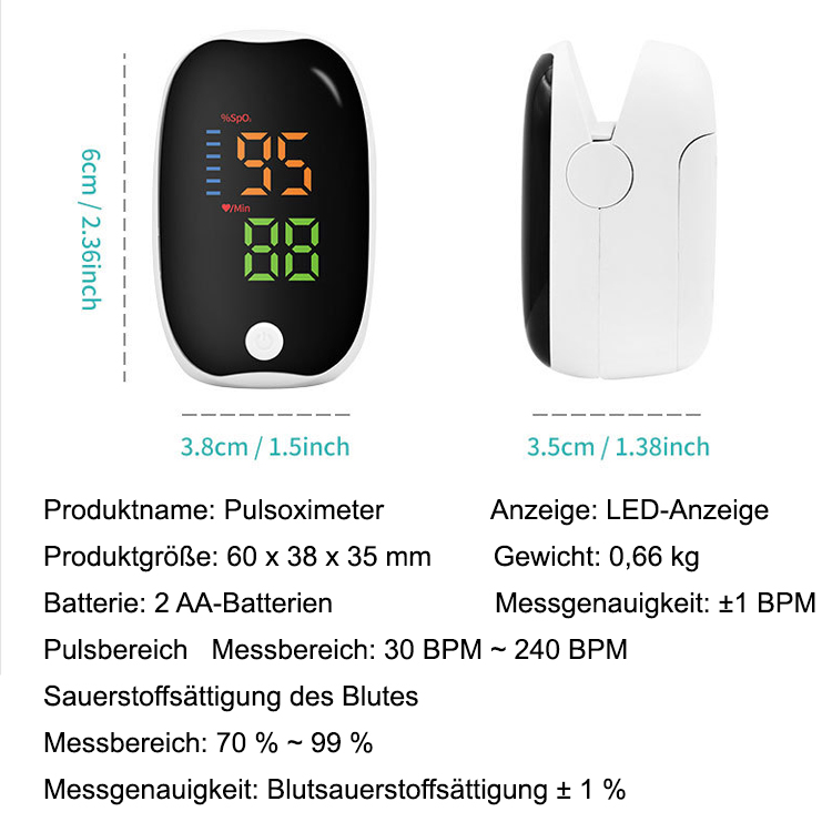 Finger Clip Pulse Oximeter