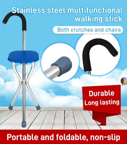 German elderly crutch stool