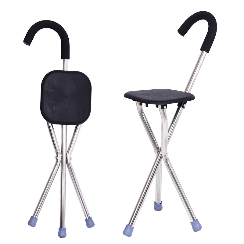 German elderly crutch stool