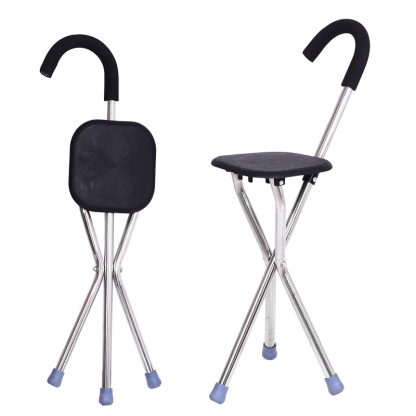 German elderly crutch stool