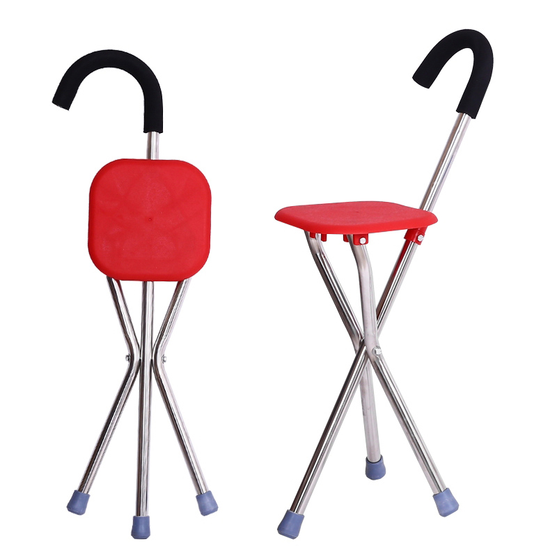 German elderly crutch stool