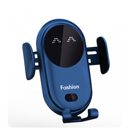 Smile face wireless charging car mounted phone bracket