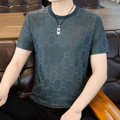 [Only 10% of the original price] High-end Jacquard Ice-feel Short Sleeve