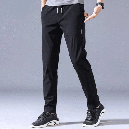 Men’s ice silk casual pants