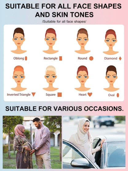 Solid color versatile headscarf