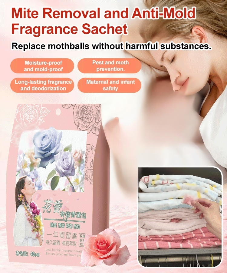 Insect repellent and mildew proof floral camphor balls