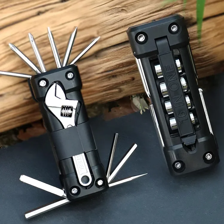 مجموعة أدوات الإصلاح ومفتاح البرط المحمولة المتعددة الوظائف في الهواء الطلق