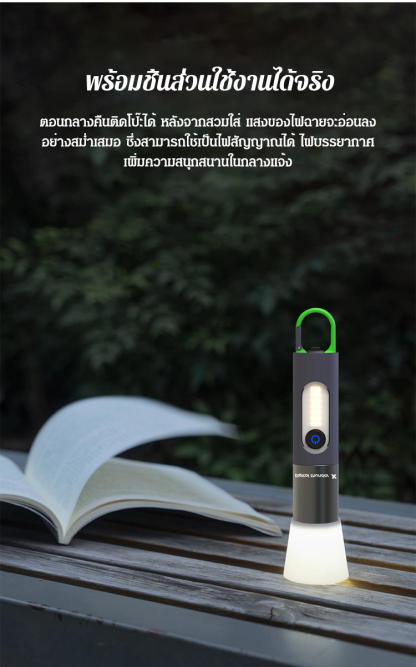 【แสงจ้าส่องไกล】ไฟฉายแรงสูง HOTO