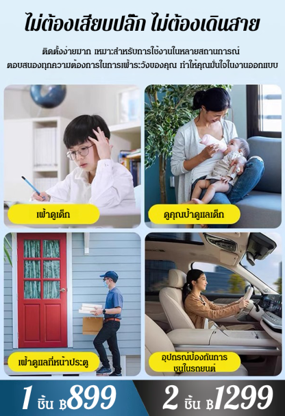 กล้องวงจรปิดสำหรับใช้ในบ้านที่มีระบบมองกลางคืน