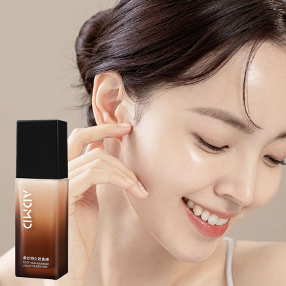 【ติดทนนานบนใบหน้า】รองพื้นกันน้ำกันเหงื่อ ติดทนนาน