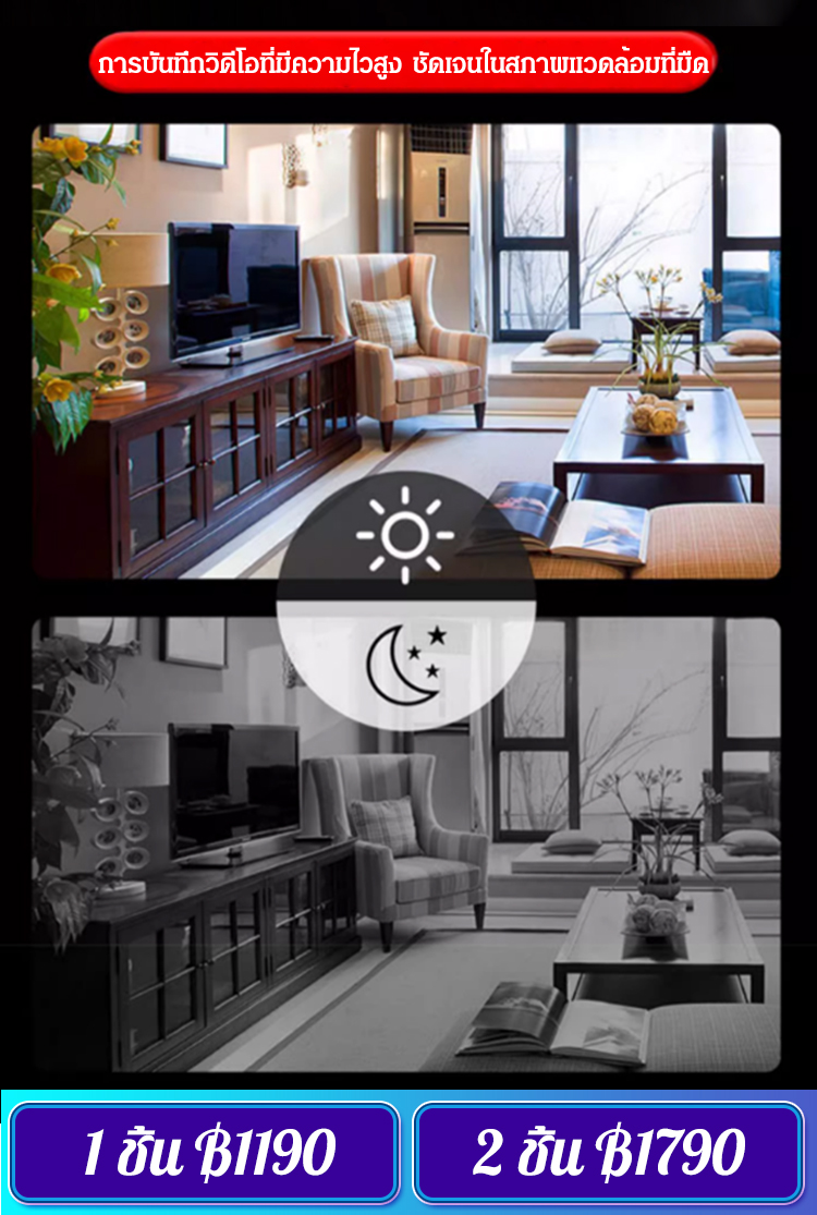 (ขนาดมินิ) กล้องวงจรปิด WIFI ขนาดเล็ก