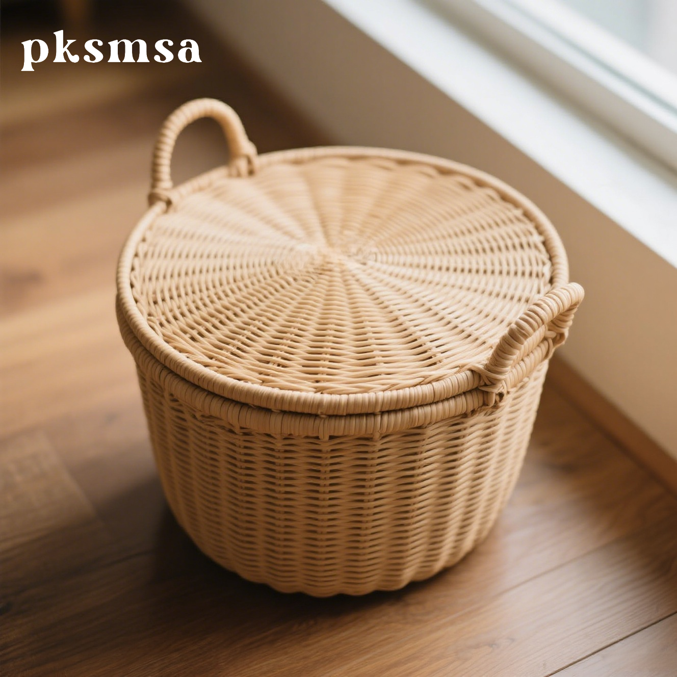 ตะกร้าหวายเก็บของ