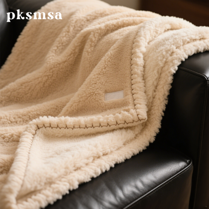 ผ้าห่มโซฟาขนแกะ