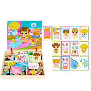 ของเล่นเด็กจิ๊กซอปริศนา DIY