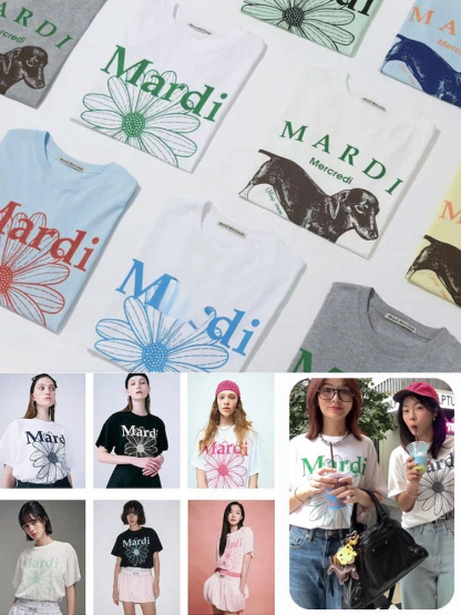 เสื้อพิมพ์ลายดอกเดซี่และดัชชุนด์