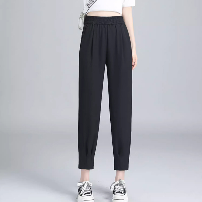 กางเกงสูททรงหลวมหลากสี รุ่นยาง ทรงหลวม ผ้าทิ้งตัวดี สำหรับผู้หญิง