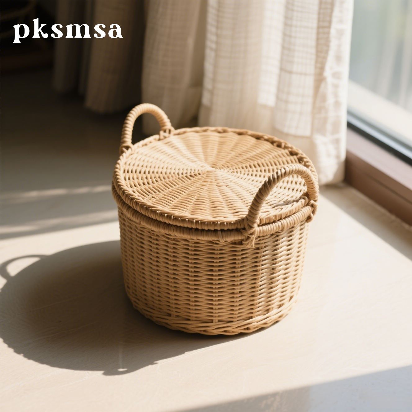 ตะกร้าหวายเก็บของ