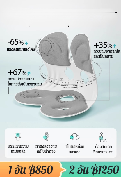 เบาะรองนั่งปรับท่านั่งจากญี่ปุ่น