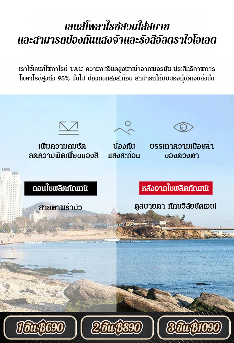แว่นกันแดดเปลี่ยนสีได้อัจฉริยะ ใช้ได้ทั้งกลางวันและกลางคืน