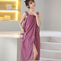 (ยอดขายอันดับหนึ่งในเกาหลี) ผ้าเช็ดตัวคอรัลฟลีซ แบบนุ่งได้
