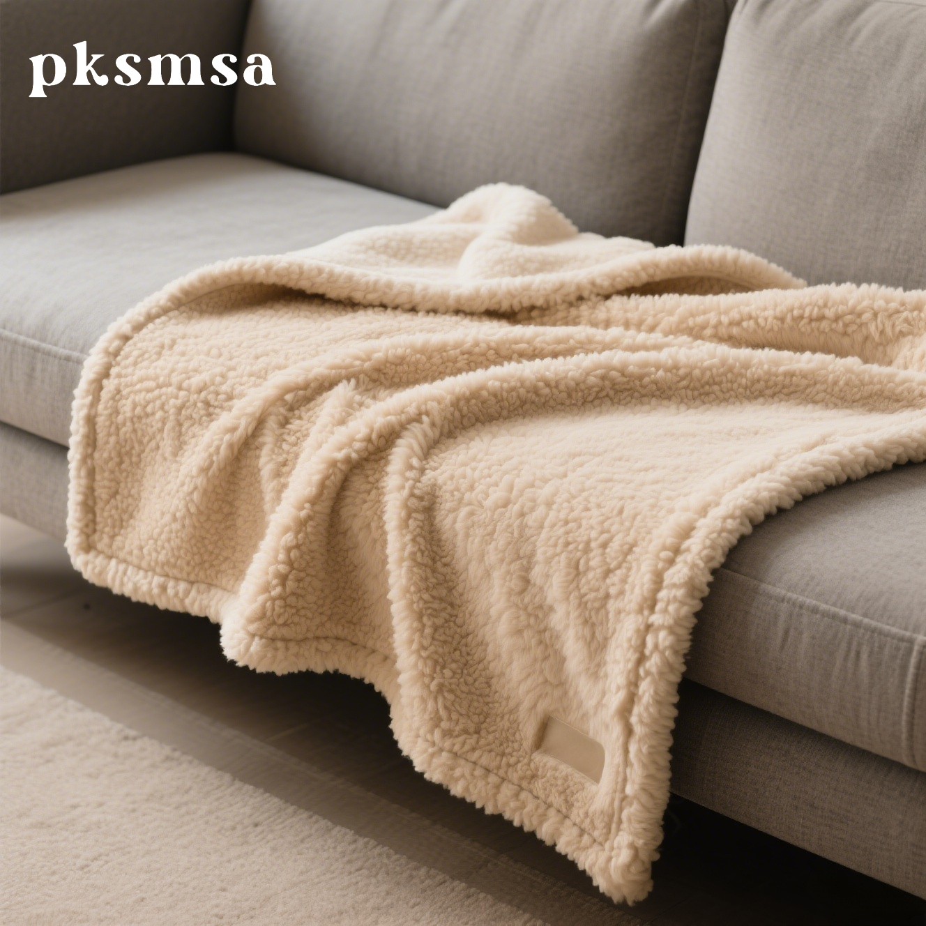 ผ้าห่มโซฟาขนแกะ