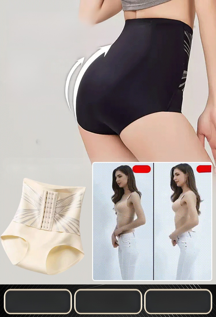 【กระชับหน้าท้องได้ดี】กางเกงในกระชับสัดส่วนไร้รอยต่อ