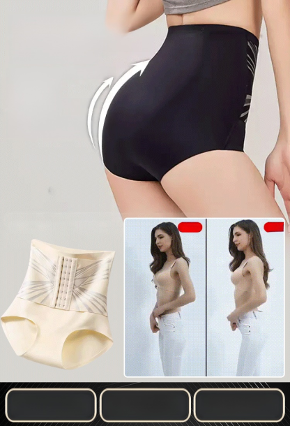 【กระชับหน้าท้องได้ดี】กางเกงในกระชับสัดส่วนไร้รอยต่อ