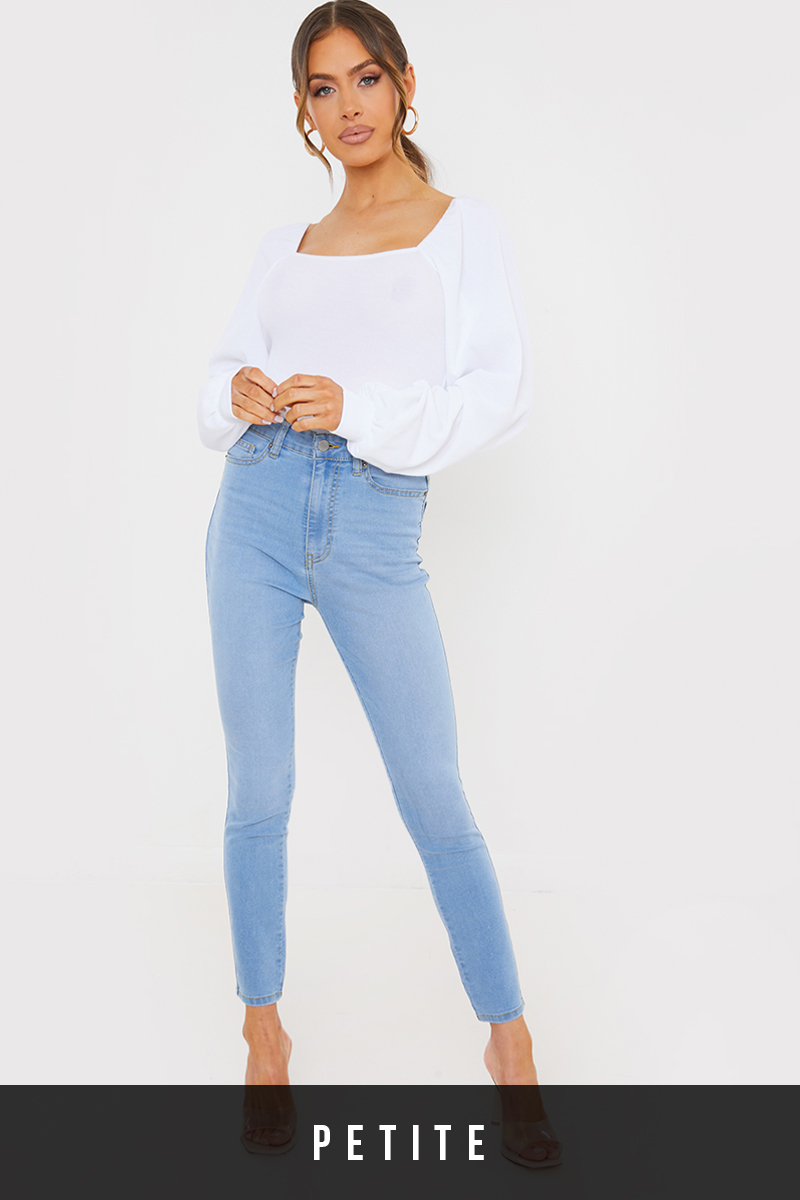 Light Wash Skinny Jeans