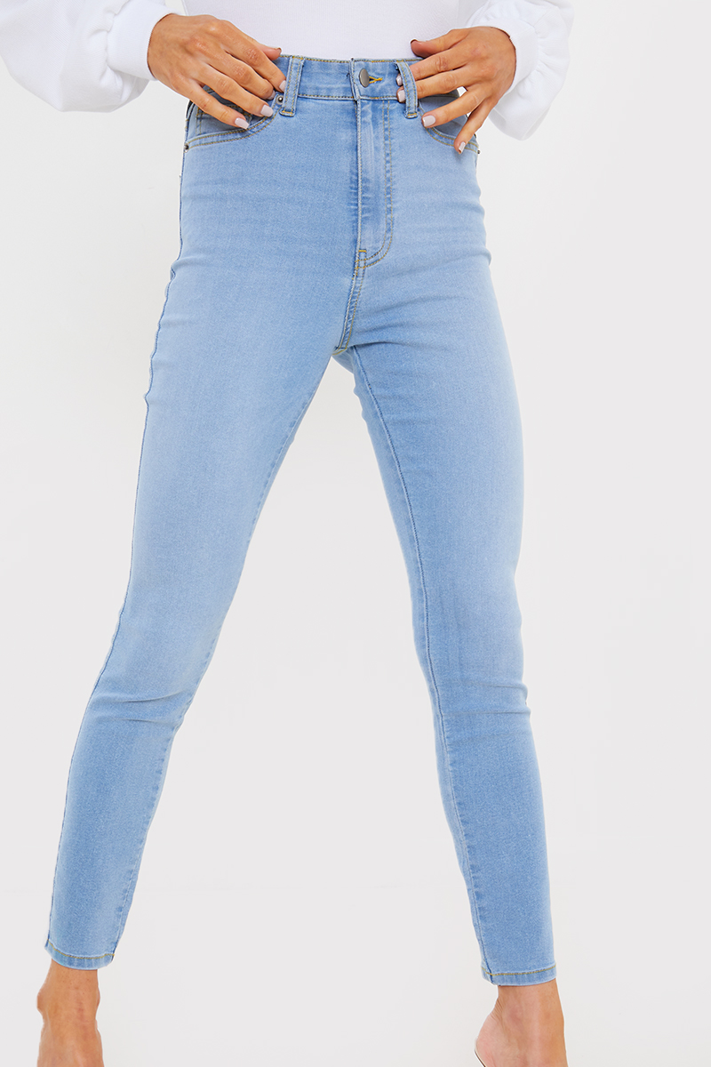 Light Wash Skinny Jeans